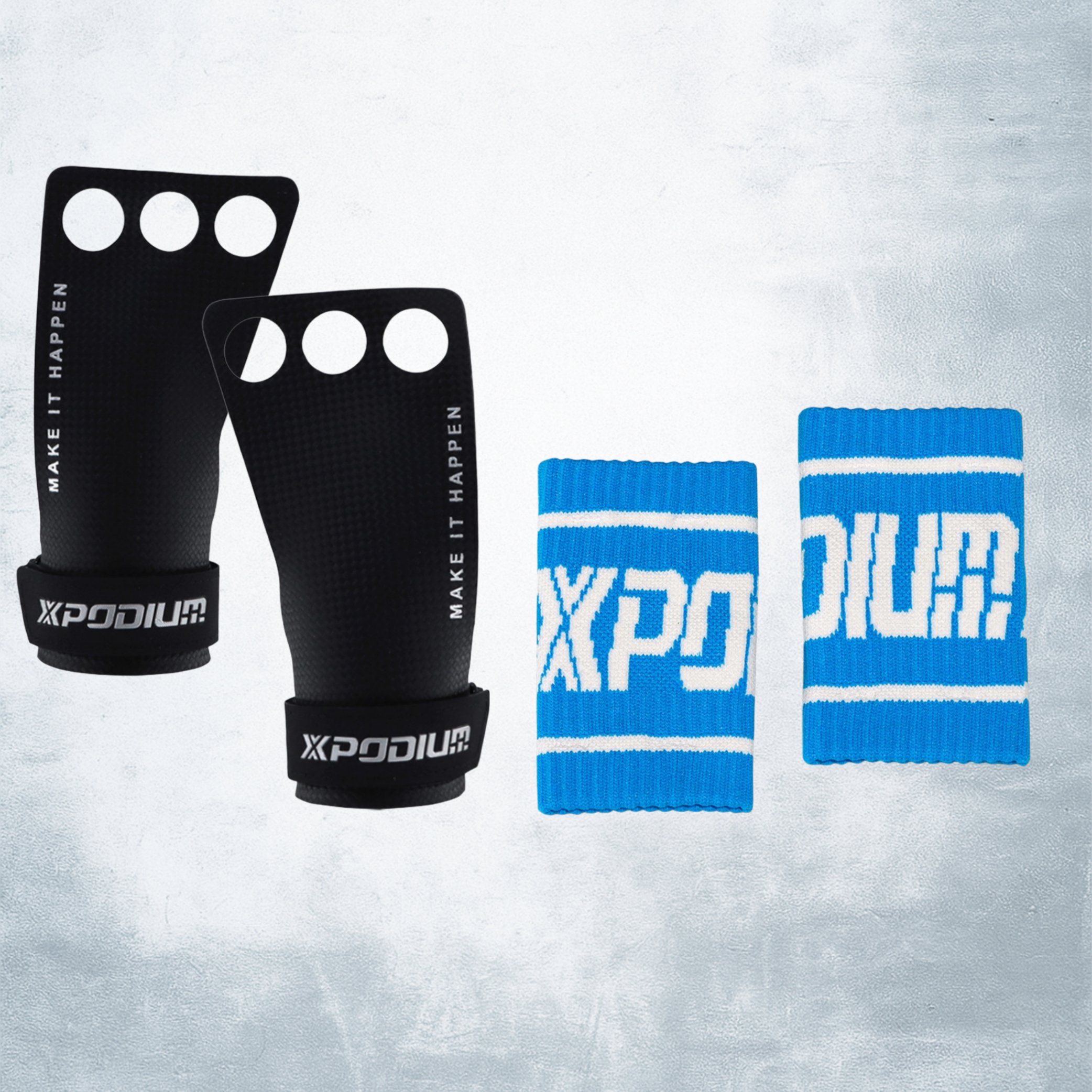 Carbon Grips With Holes (FREE Wristbands Bundle)