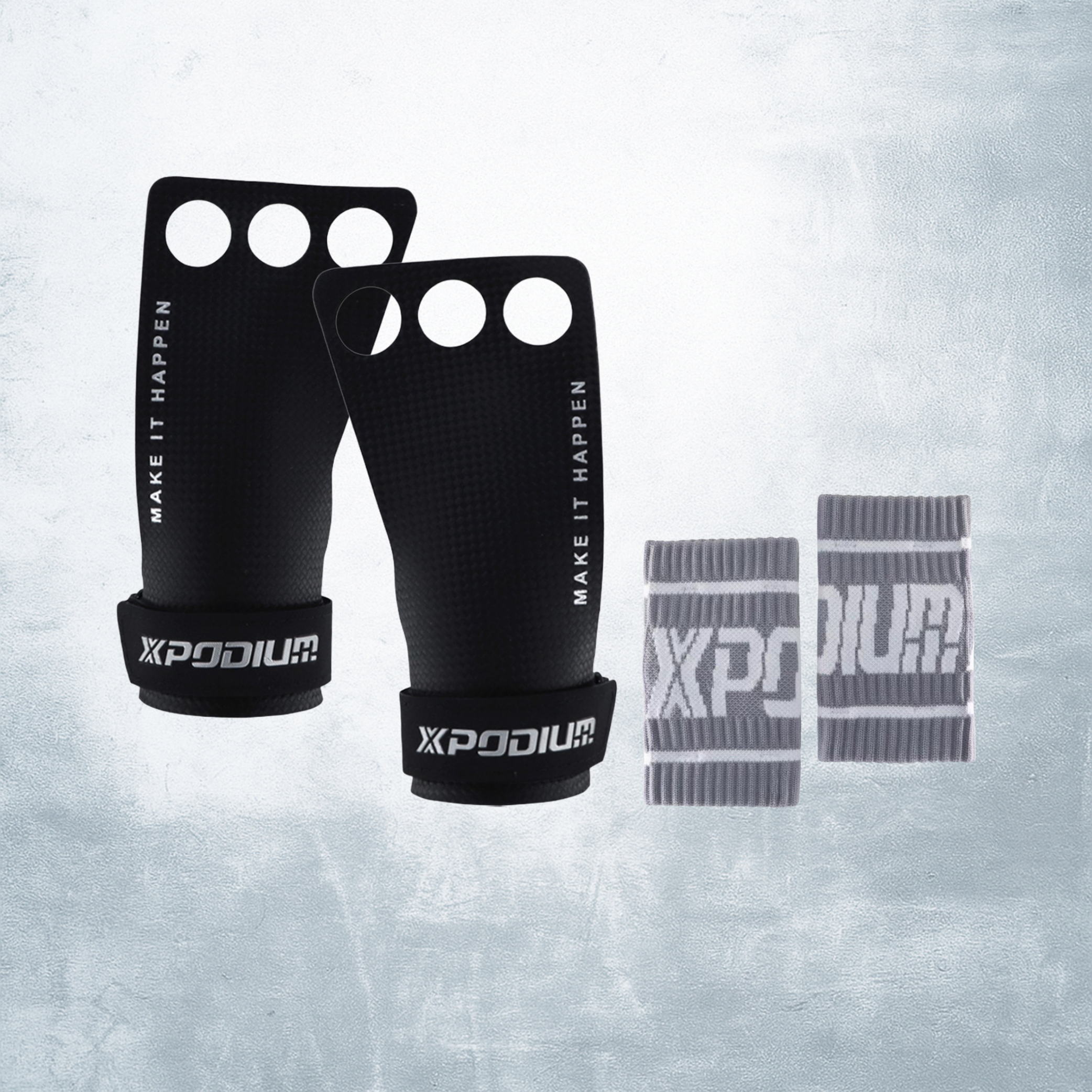 Carbon Grips With Holes (FREE Wristbands Bundle)