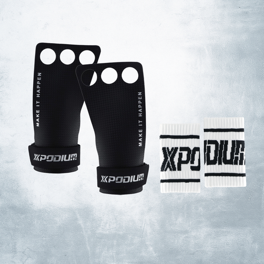 Carbon Grips With Holes (FREE Wristbands Bundle)