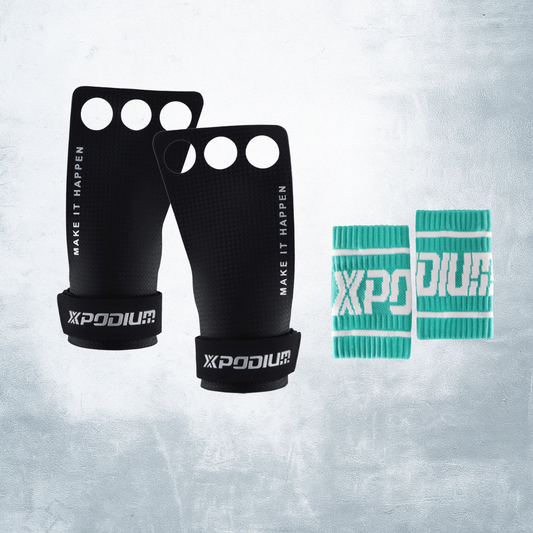 Carbon Grips With Holes (FREE Wristbands Bundle)