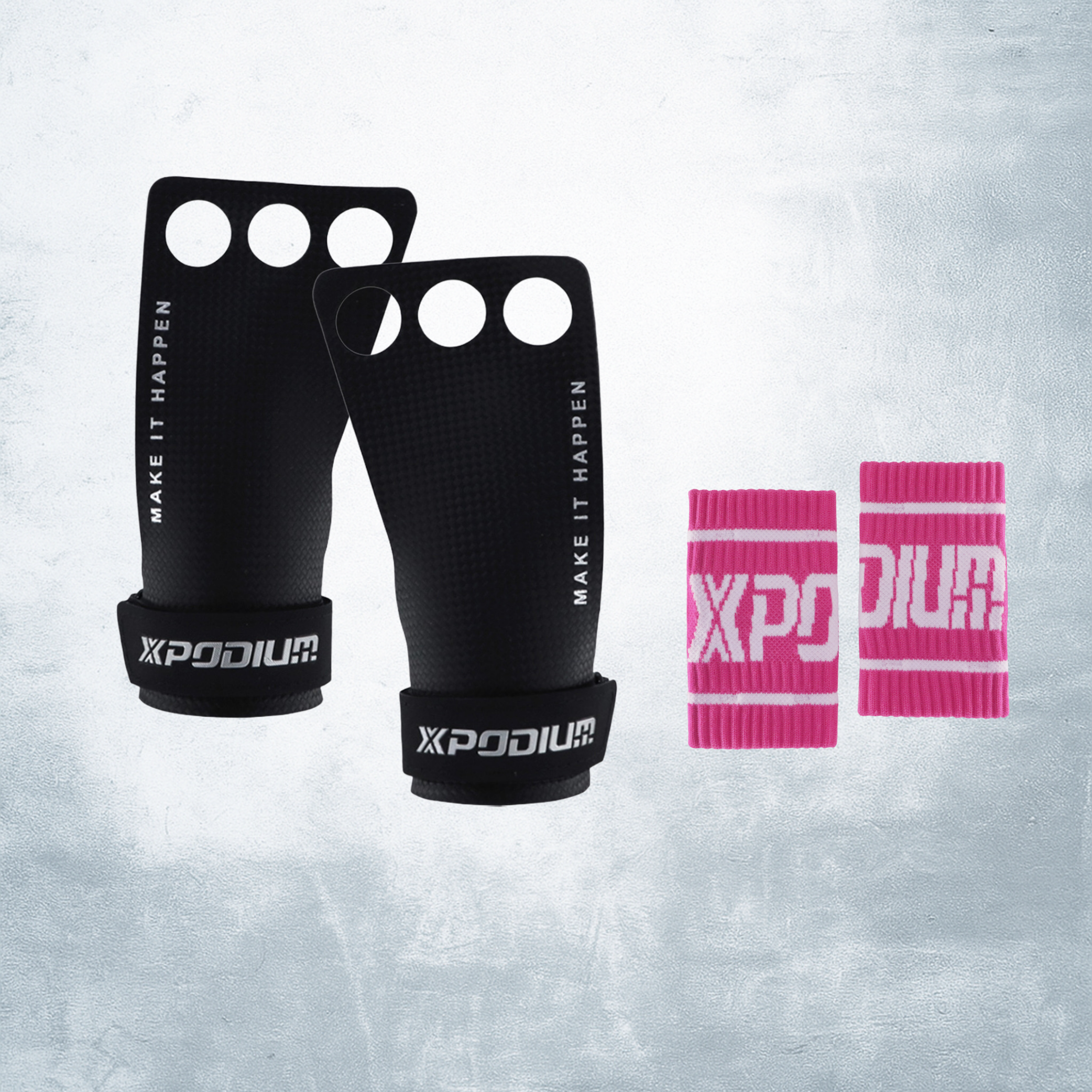 Carbon Grips With Holes (FREE Wristbands Bundle)