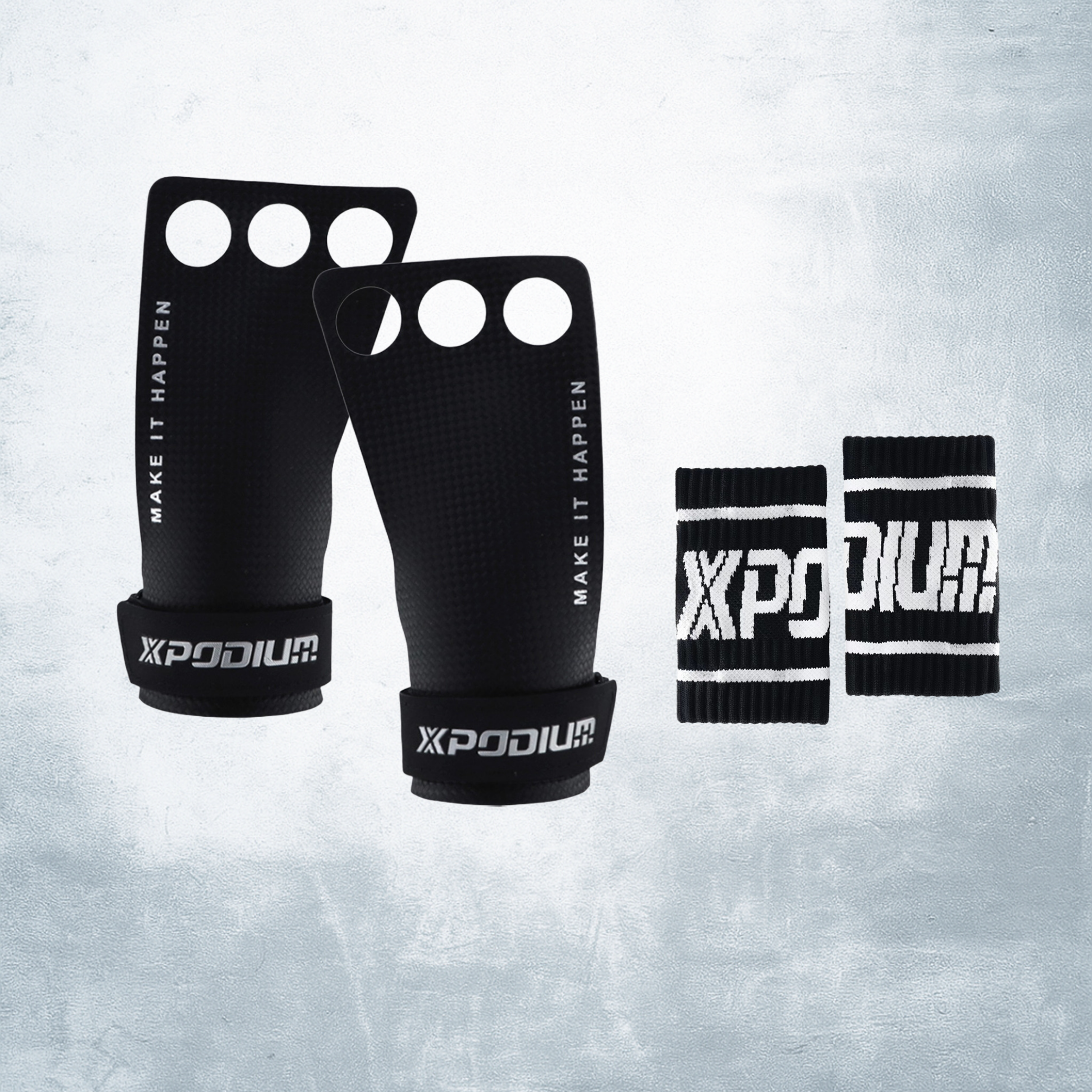 Carbon Grips With Holes (FREE Wristbands Bundle)