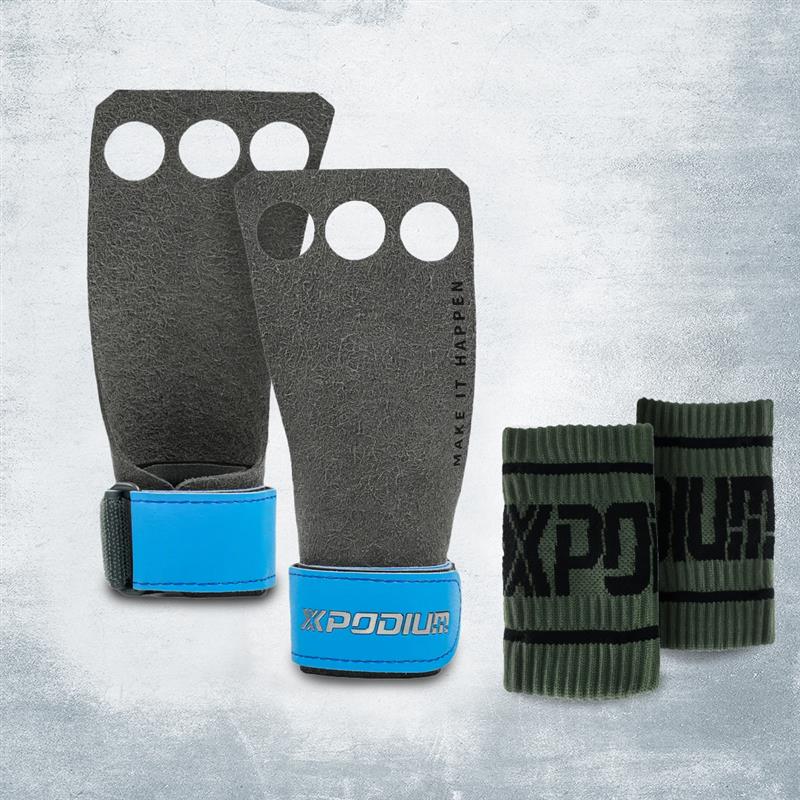 PRO GYMNASTICS GRIPS with Holes (FREE Wristbands Bundle)