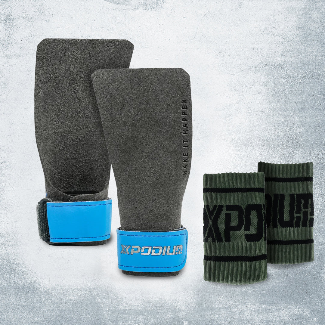 PRO GYMNASTICS GRIPS (FREE Wristbands Bundle)