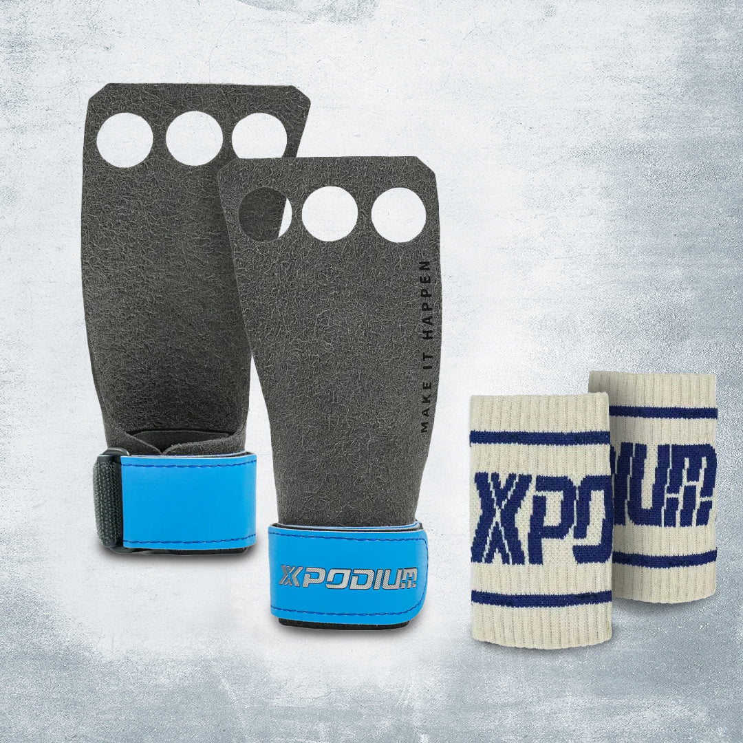 PRO GYMNASTICS GRIPS with Holes (FREE Wristbands Bundle)