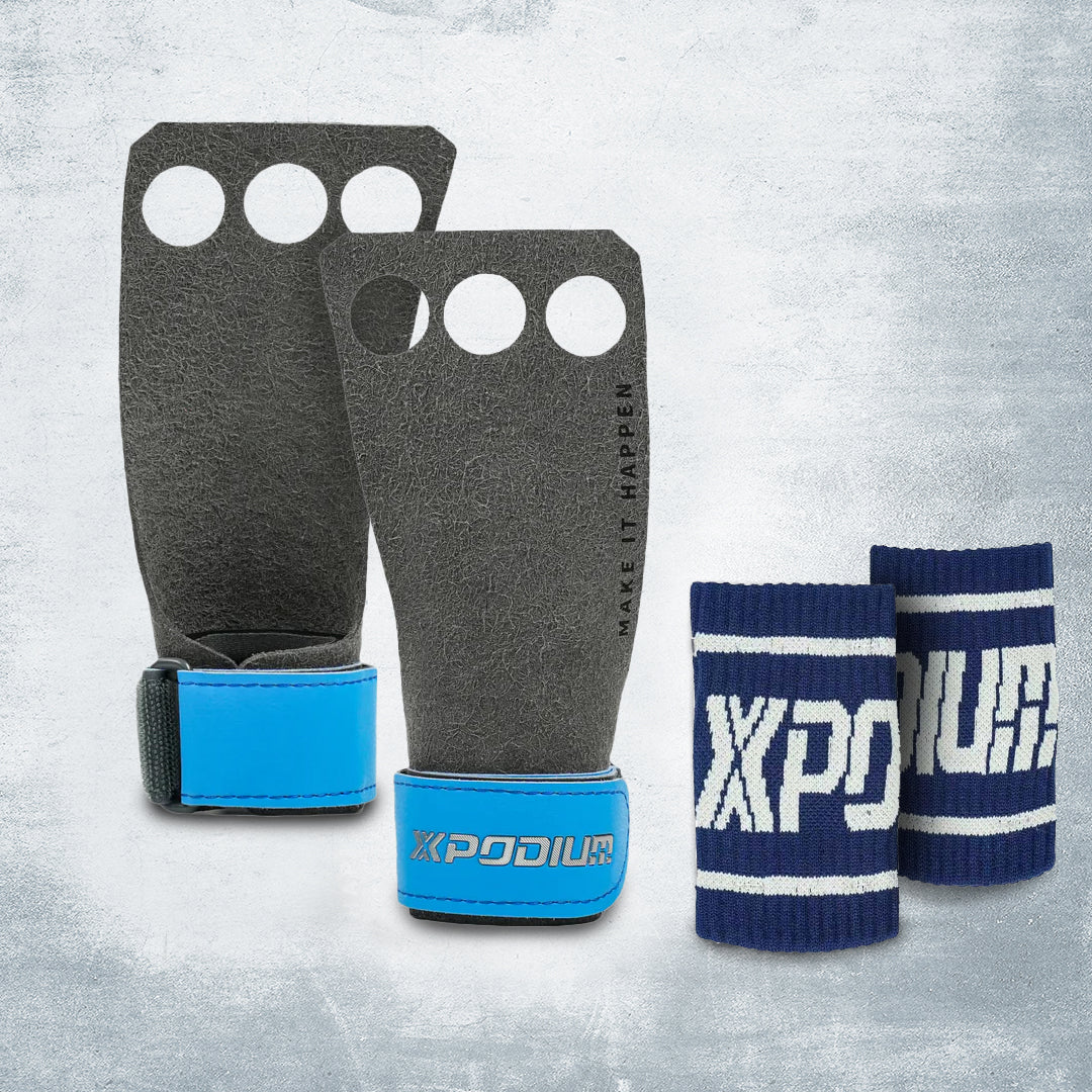 PRO GYMNASTICS GRIPS with Holes (FREE Wristbands Bundle)